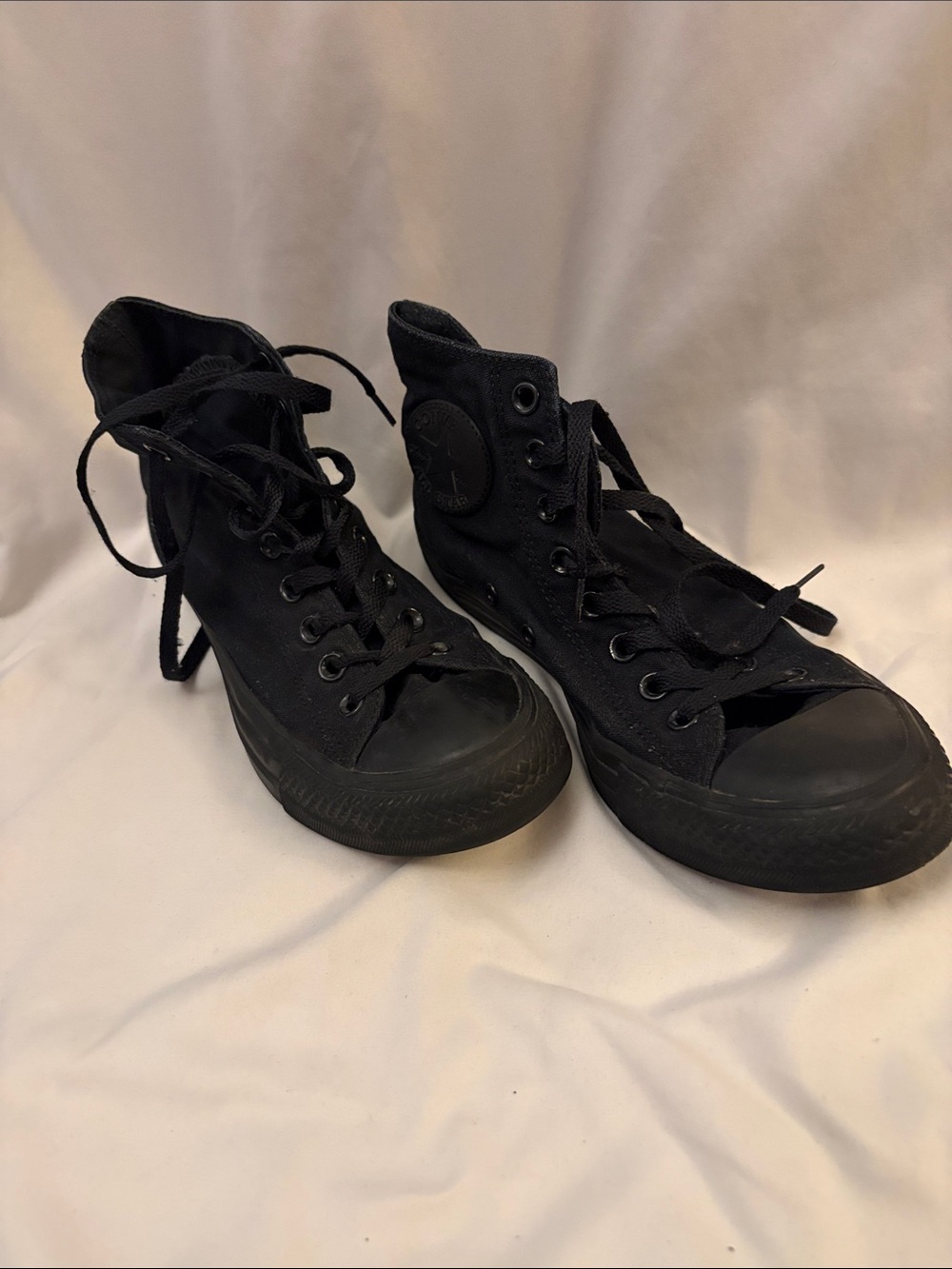 Converse Black High Top Lace-Up Boots